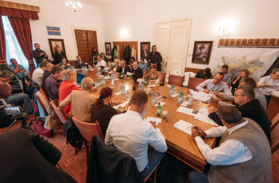 Az RMDSZ székelyuvarhelyi frakciója tanácsülésen