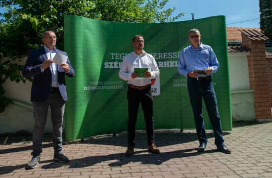 Önkormányzati kampányindító sajtótájékoztató az RMDSZ székelyudvarhelyi kampányirodájában